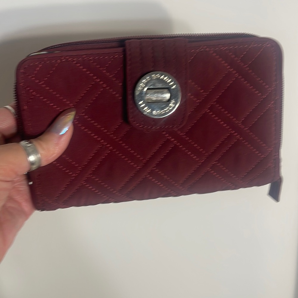Vera Bradley Burgundy in color like new  wallet